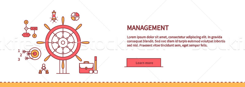 Management Concept Poster Stock photo © robuart