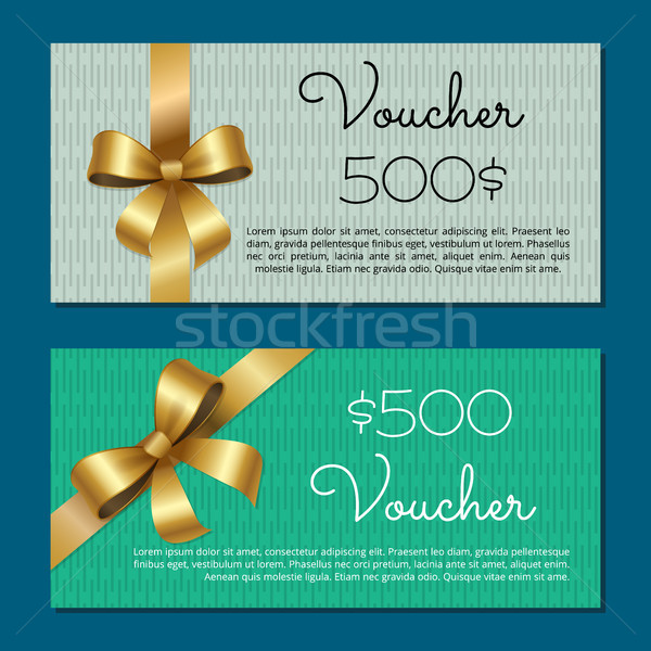 Bon 500 affiches or arc [[stock_photo]] © robuart