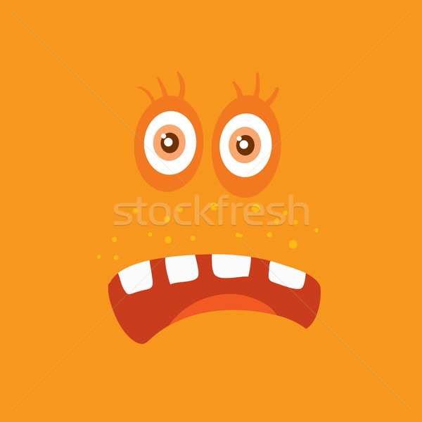 Funny Smiling Monster Smile Bacteria Character Stock photo © robuart