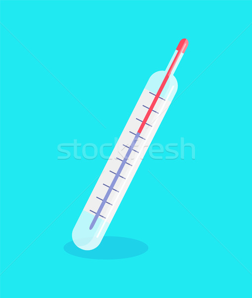 Thermometer for Kids Poster Vector Illustration Stock photo © robuart