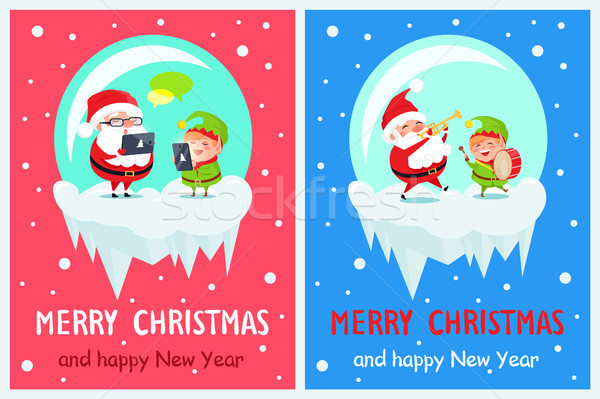Merry Christmas Innovations Vector Illustration Stock photo © robuart