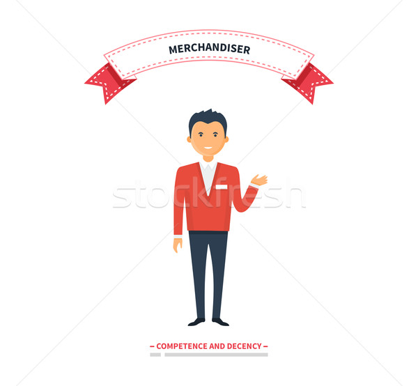 Merchandiser Man Competence and Decency Stock photo © robuart