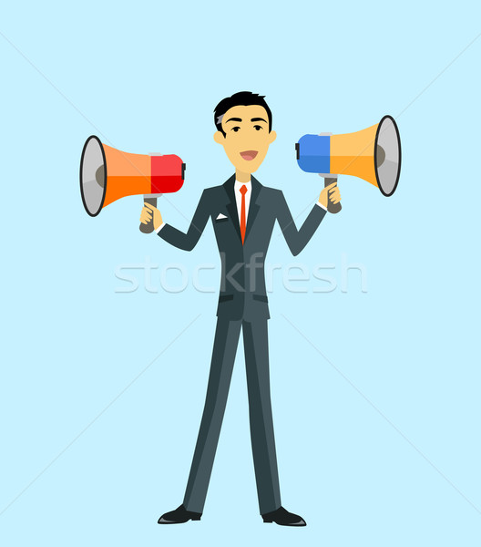 Boss with Megaphone Stock photo © robuart