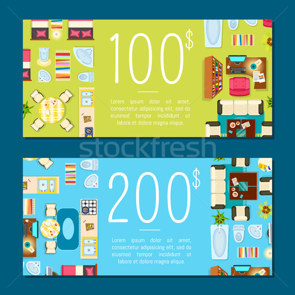 Designer Business Card on Vector Illustration Stock photo © robuart