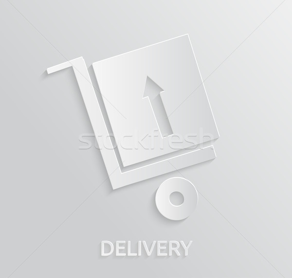 Delivery service 24 hours . Cargo truck symbol Stock photo © robuart