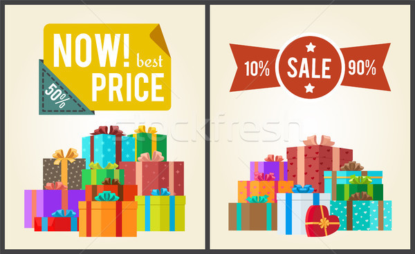 Now Best Prices Hot Discounts Clearance Sale Set Stock photo © robuart