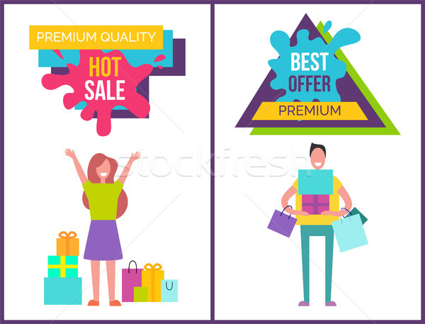 Stockfoto: Premie · kwaliteit · hot · verkoop · best · bieden