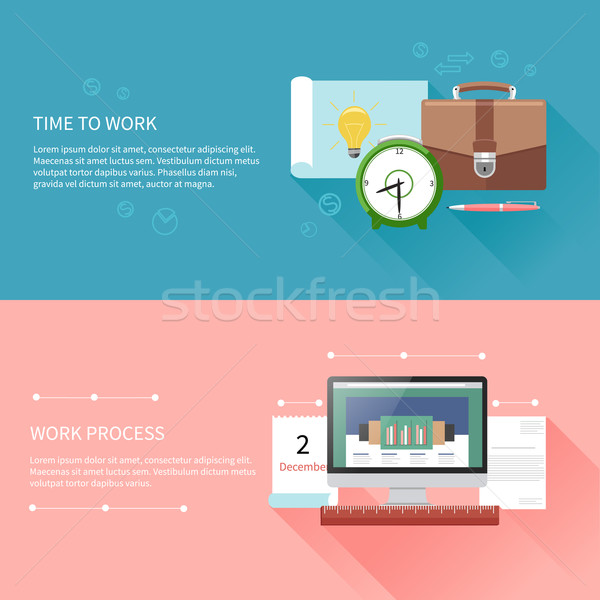 Time to work and process Stock photo © robuart