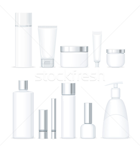 Set of Organic Series Cosmetic Stock photo © robuart