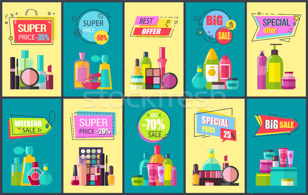 Super Price Best Offer Sale Vector Illustration Stock photo © robuart