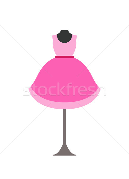 Dress from Clothing Store Vector Illustration Stock photo © robuart