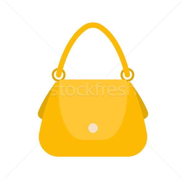 Femminile bag colorato eleganza giallo borsa Foto d'archivio © robuart
