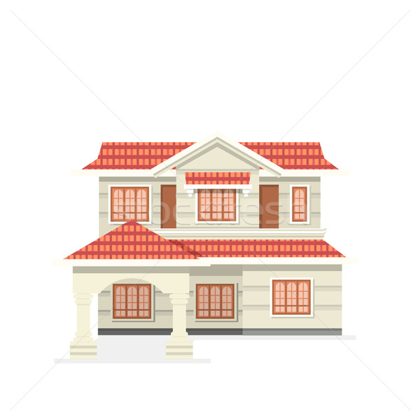 Stockfoto: Huis · home · icon · onroerend · klein · geïsoleerd