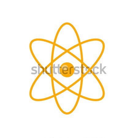 Atomo stile design nucleo vettore nucleare Foto d'archivio © robuart