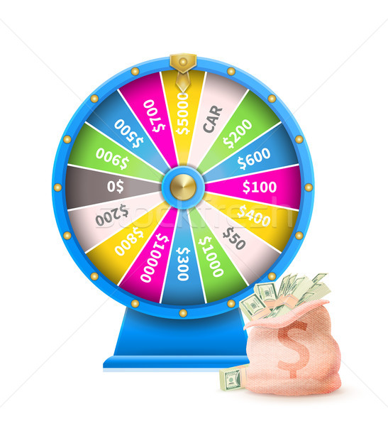 Fortune Wheel of Luck Automatic Gambling Machine Stock photo © robuart