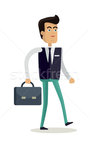 Office Worker Character Vector Illustration.  Stock photo © robuart