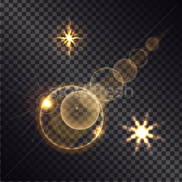 Distant Burning Star on Transparent Background Stock photo © robuart