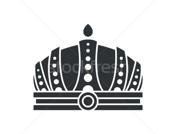 Royal Crown in Futuristic Style Complicated Design Stock photo © robuart