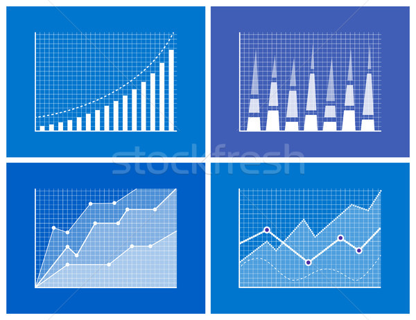 Business Chart Information Vector Illustration Stock photo © robuart