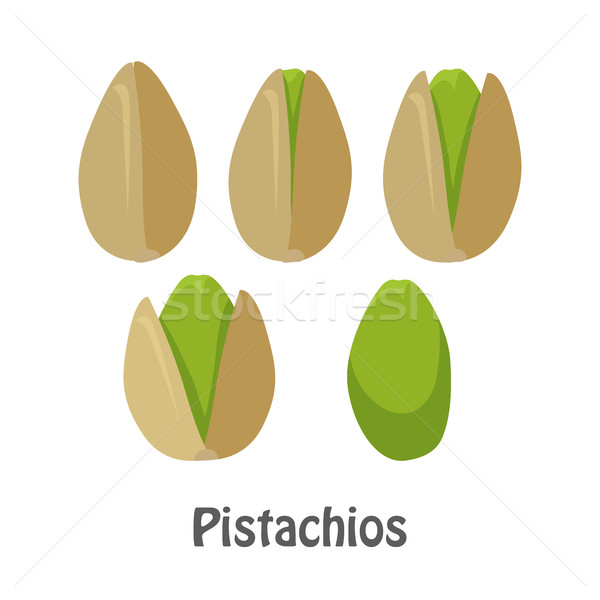Pistachio Nuts and Pistachio Kernels Stock photo © robuart