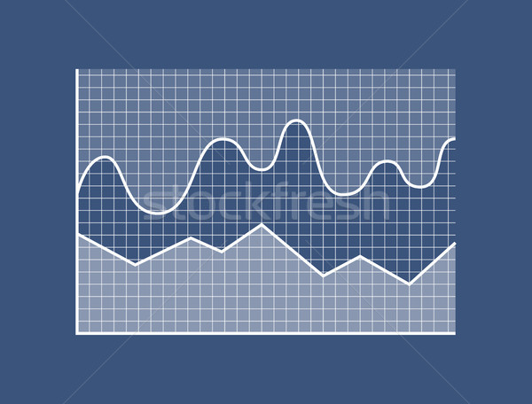 Business Data Chart Poster Vector Illustration Stock photo © robuart