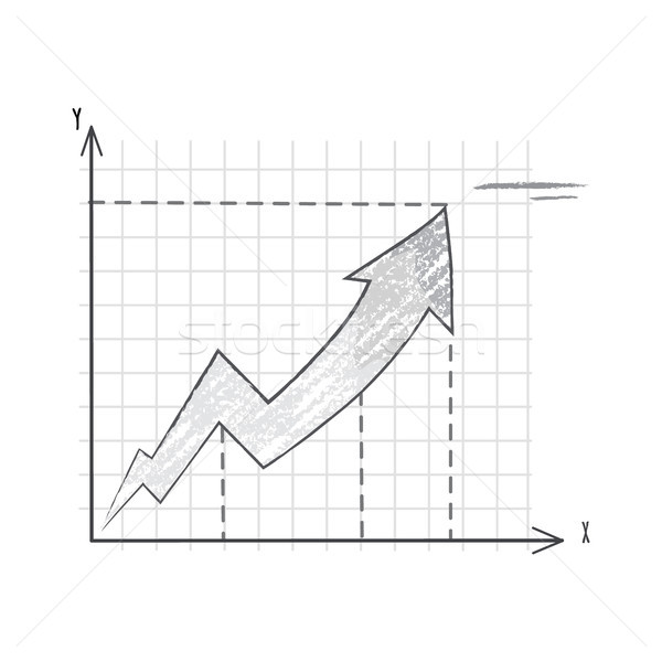 Sketch of Growing Graphic Vector Illustration Stock photo © robuart