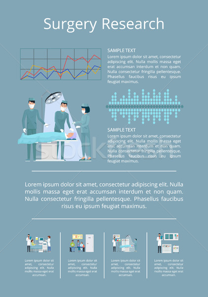 Surgery Research Visualization Vector Illustration Stock photo © robuart