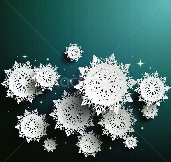 Paper snowflakes Stock photo © robuart