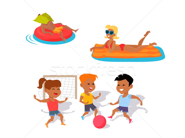 Summer Fun and Entertainments Illustration Stock photo © robuart