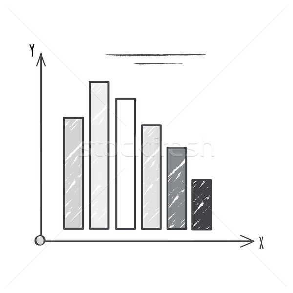 Black and White Graphic on Vector Illustration Stock photo © robuart
