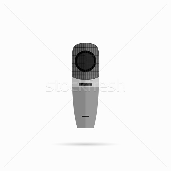 Microphone Design Flat Isolated Stock photo © robuart