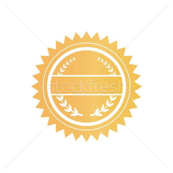 Certificat forme vide filigrane nom laurier [[stock_photo]] © robuart