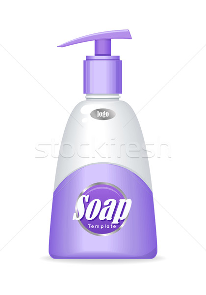 Soap Bottle with Spreader. Cosmetic Product Stock photo © robuart