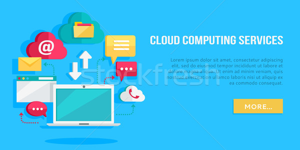 Cloud Computing Services Banner Stock photo © robuart
