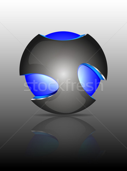 Abstract 3d sphere logos Stock photo © robuart