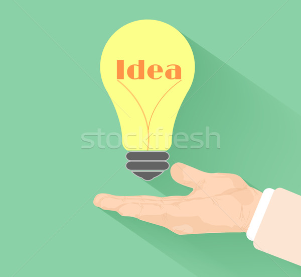 Lightbulb idea Stock photo © robuart