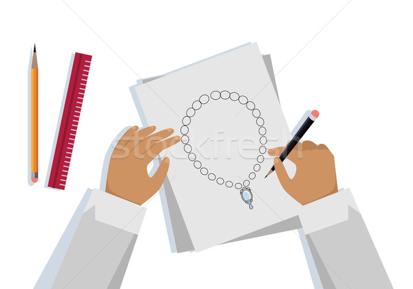 Jewelry Design Banner Stock photo © robuart