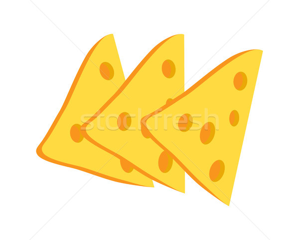 Brânză felii colectie aperitiv perfect Imagine de stoc © robuart