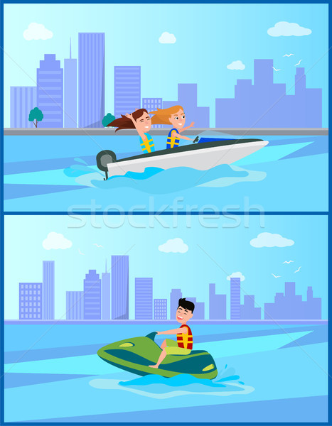Summer and Sport Collection Vector Illustration Stock photo © robuart
