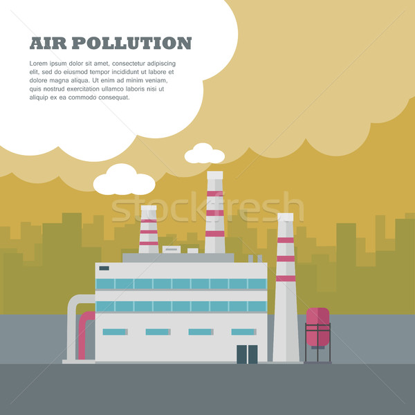 Air Pollution Concept Stock photo © robuart