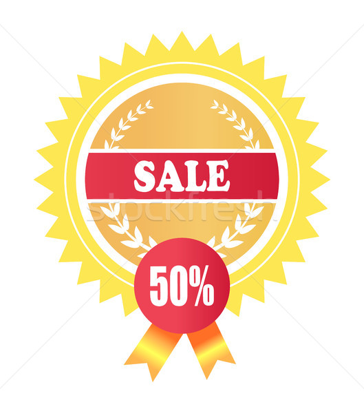 Sale Premium Promotion Label Special Offer 50  Stock photo © robuart