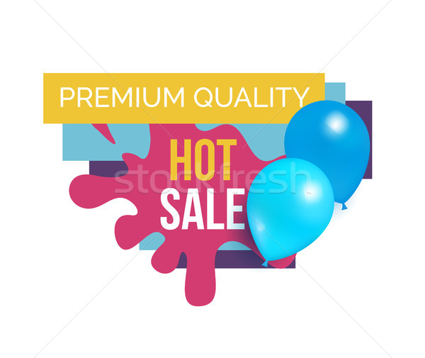 Prêmio qualidade venda quente preço promo Foto stock © robuart