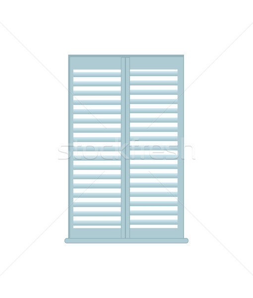 Jalousie Home Interior Object Vector Illustration Stock photo © robuart