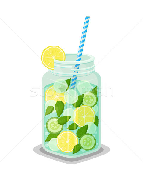 [[stock_photo]]: Mug · boire · organique · produits · vert