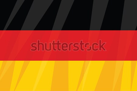 Vlag drie kleuren zwarte Rood Geel Stockfoto © rogistok