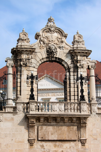 Habsburg Gate in Budapest Stock photo © rognar