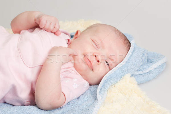 Baby Girl Relaxed Pose Stock photo © rognar