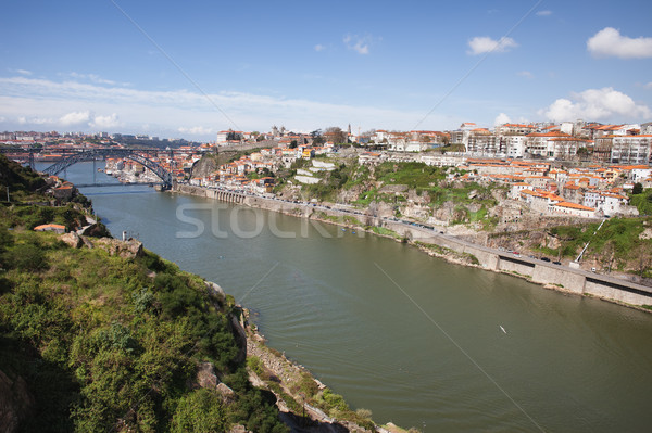 Porto and Gaia in Portugal Stock photo © rognar