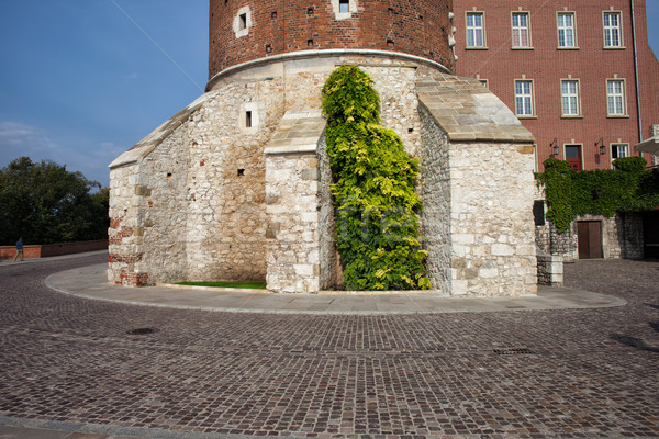 Sandomierska Tower of Wawel Castle in Krakow Stock photo © rognar