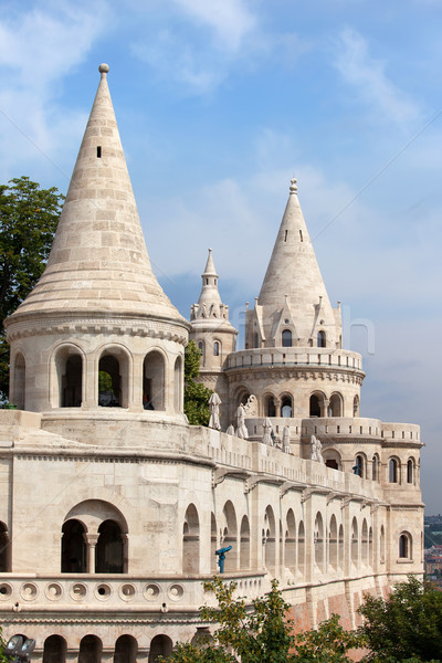 Fisherman Bastion in Budapest Stock photo © rognar